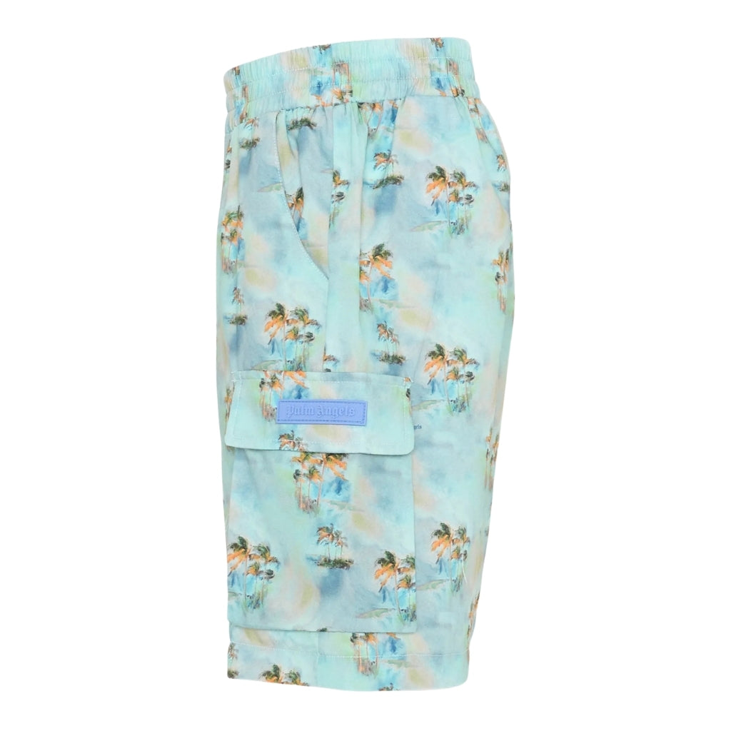 Palm Angels Kids Palms Cargo Shorts