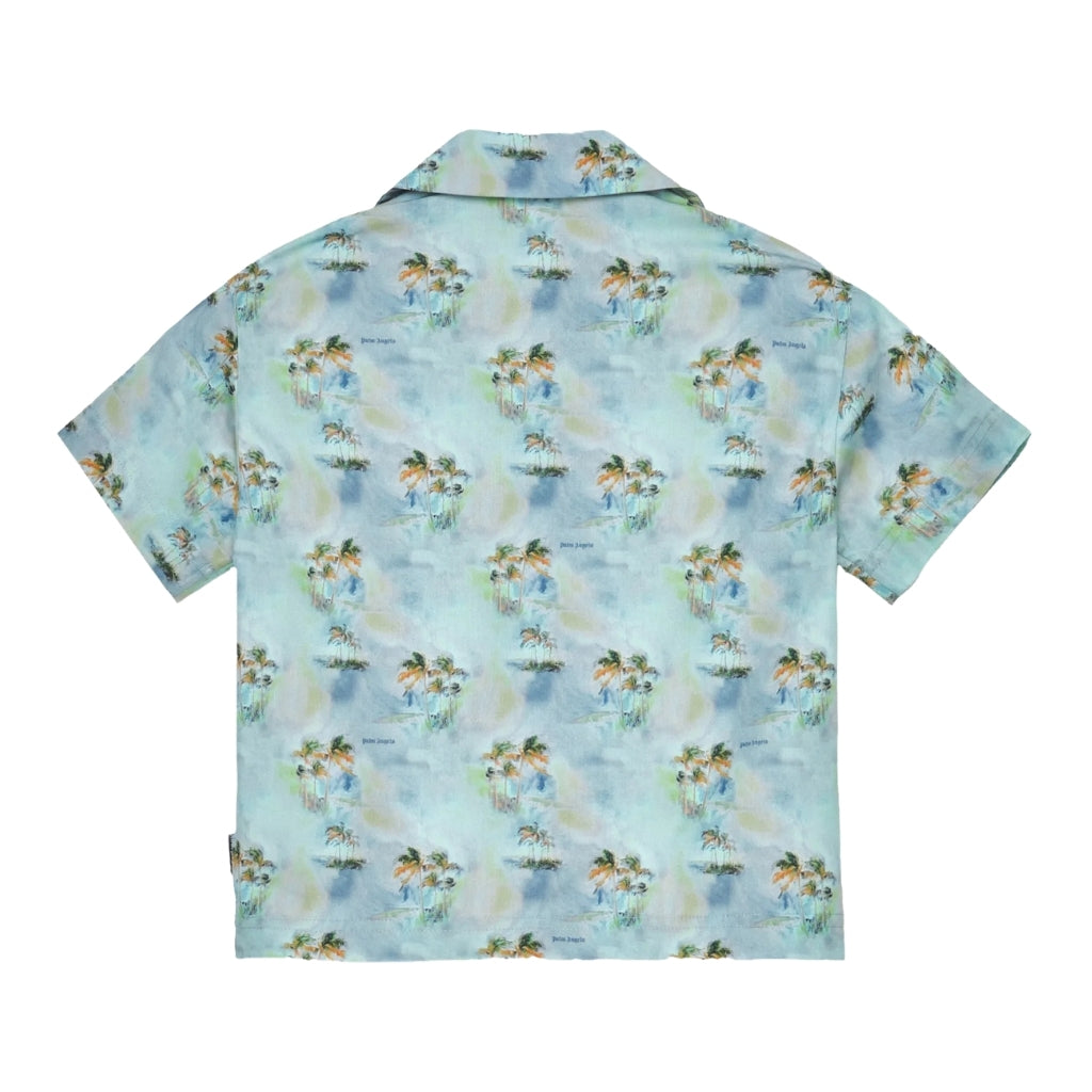 Palm Angels Kids Palms Bowling Shirt