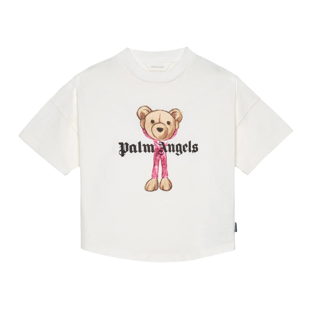 Palm Angels Kids Pa Mascotte Bear Over T-shirt