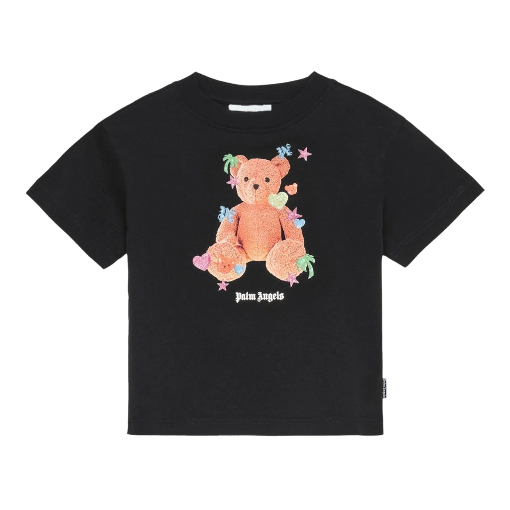 Palm Angels Kids Pa Stickers Bear T-shirt