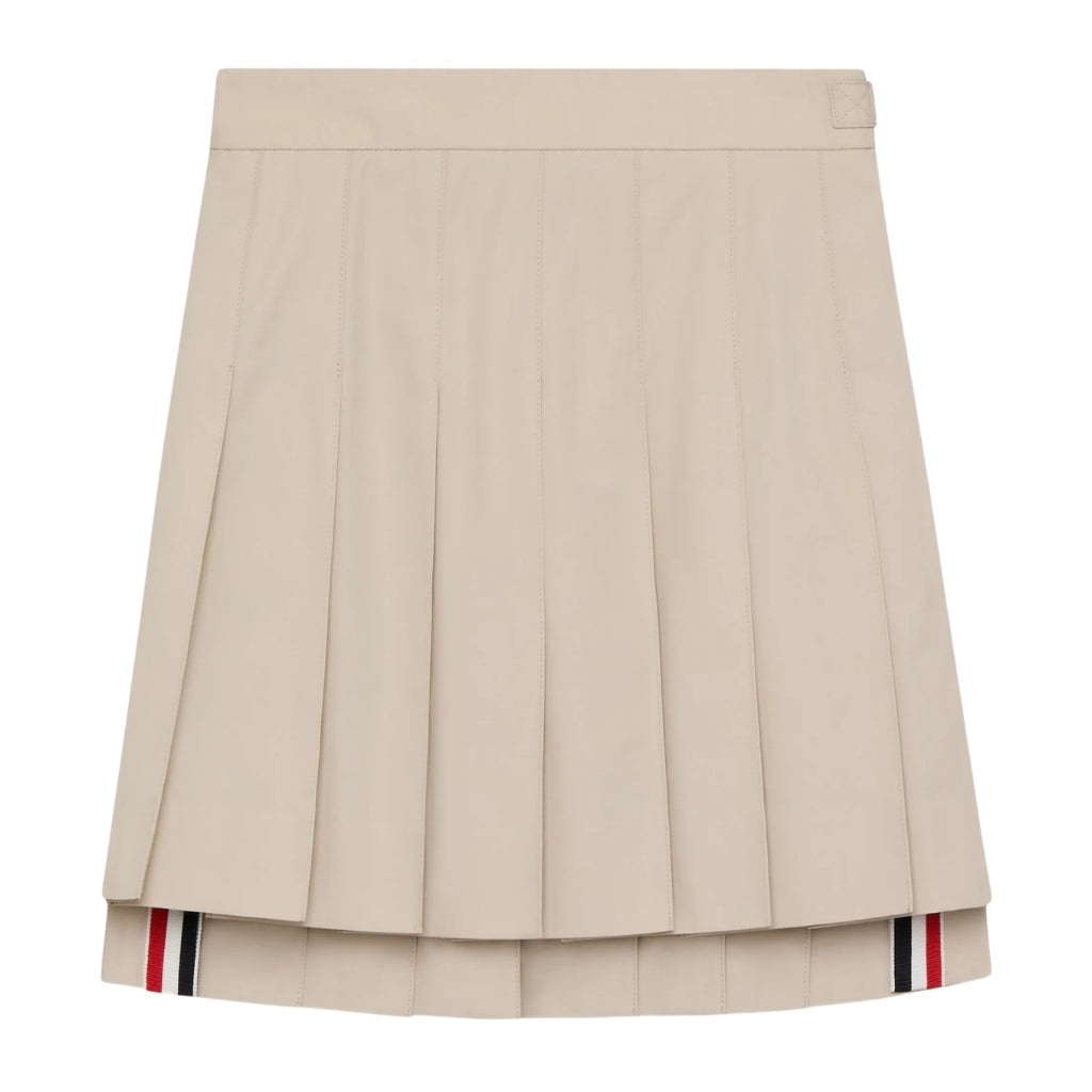 Thom Browne Kids Pleated Skirt