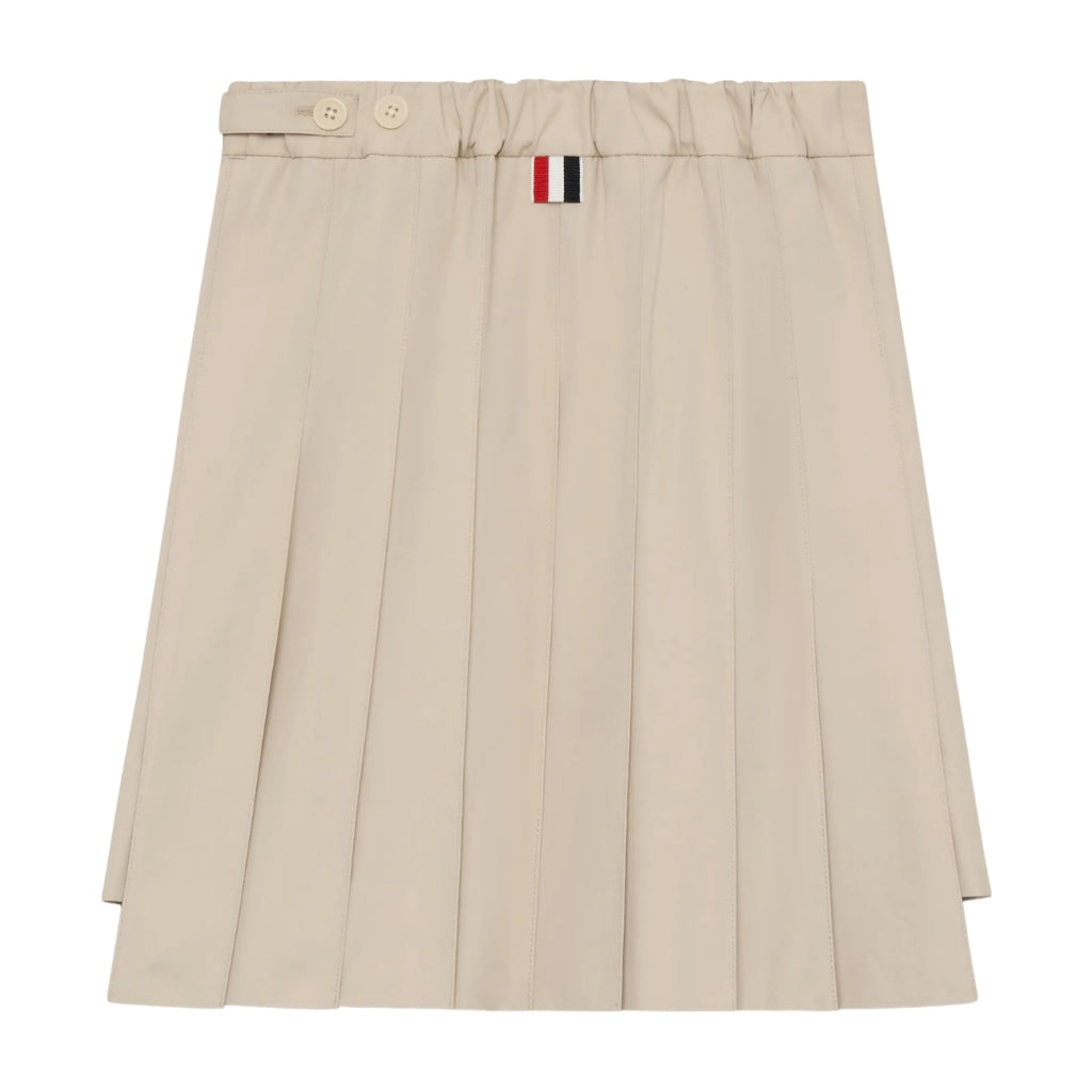 Thom Browne Kids Pleated Skirt