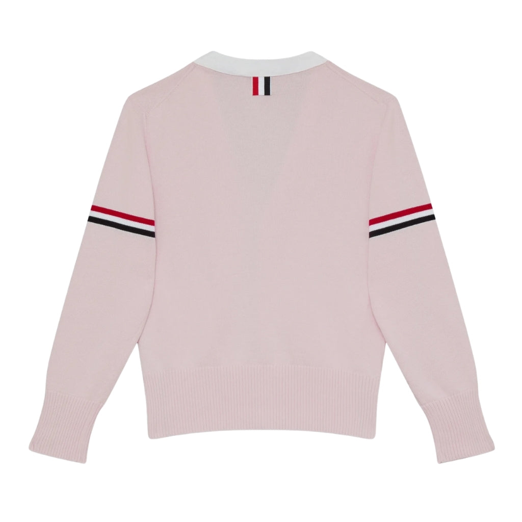 Thom Browne Kids V-Neck Cardigan