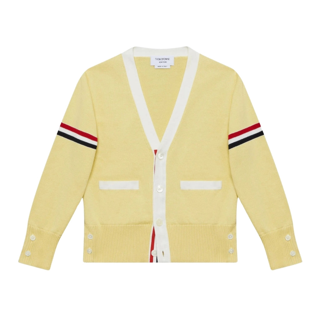Thom Browne Kids V-Neck Cardigan