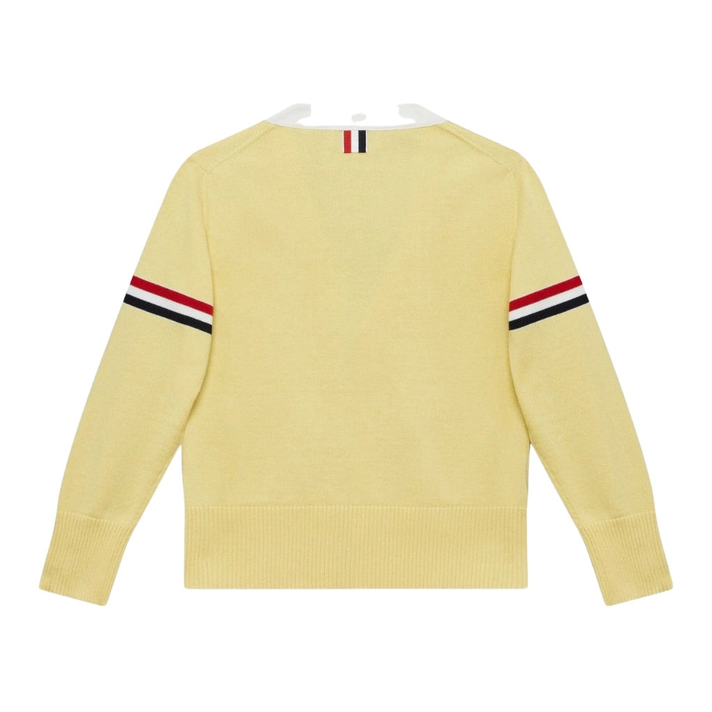 Thom Browne Kids V-Neck Cardigan