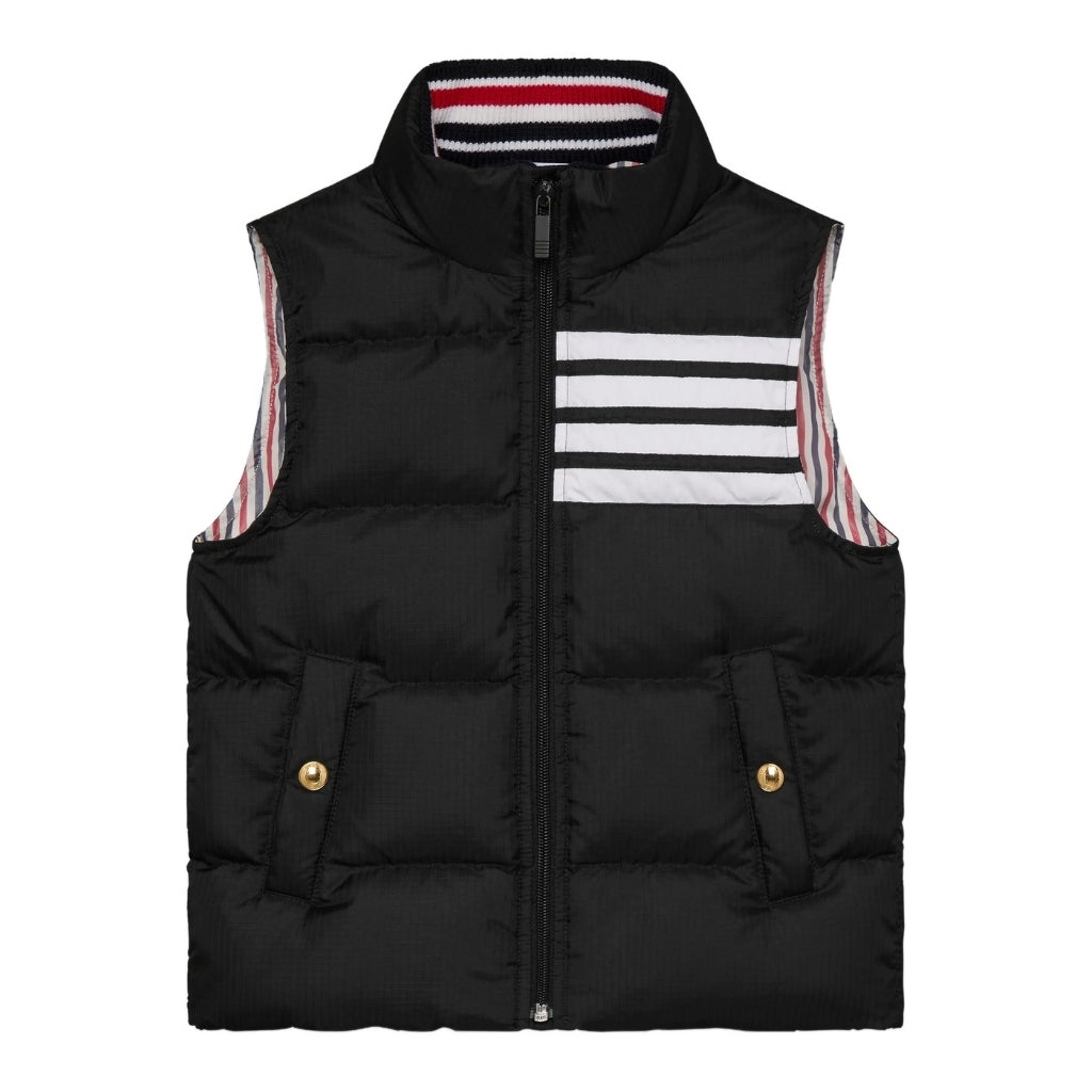 Thom Browne Kids Padded Vest Ripstop