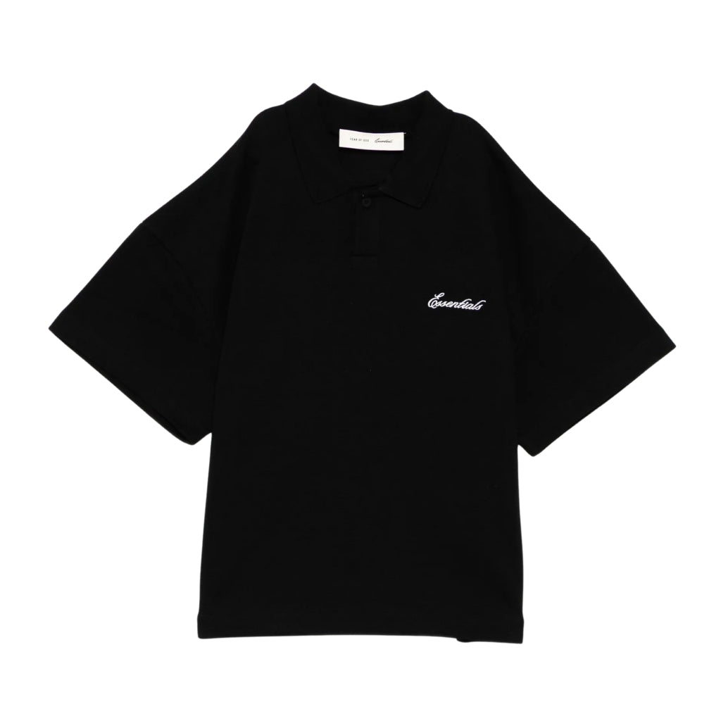 Fear of God Essentials Kids Signature Classic Short Sleeve Polo Tee