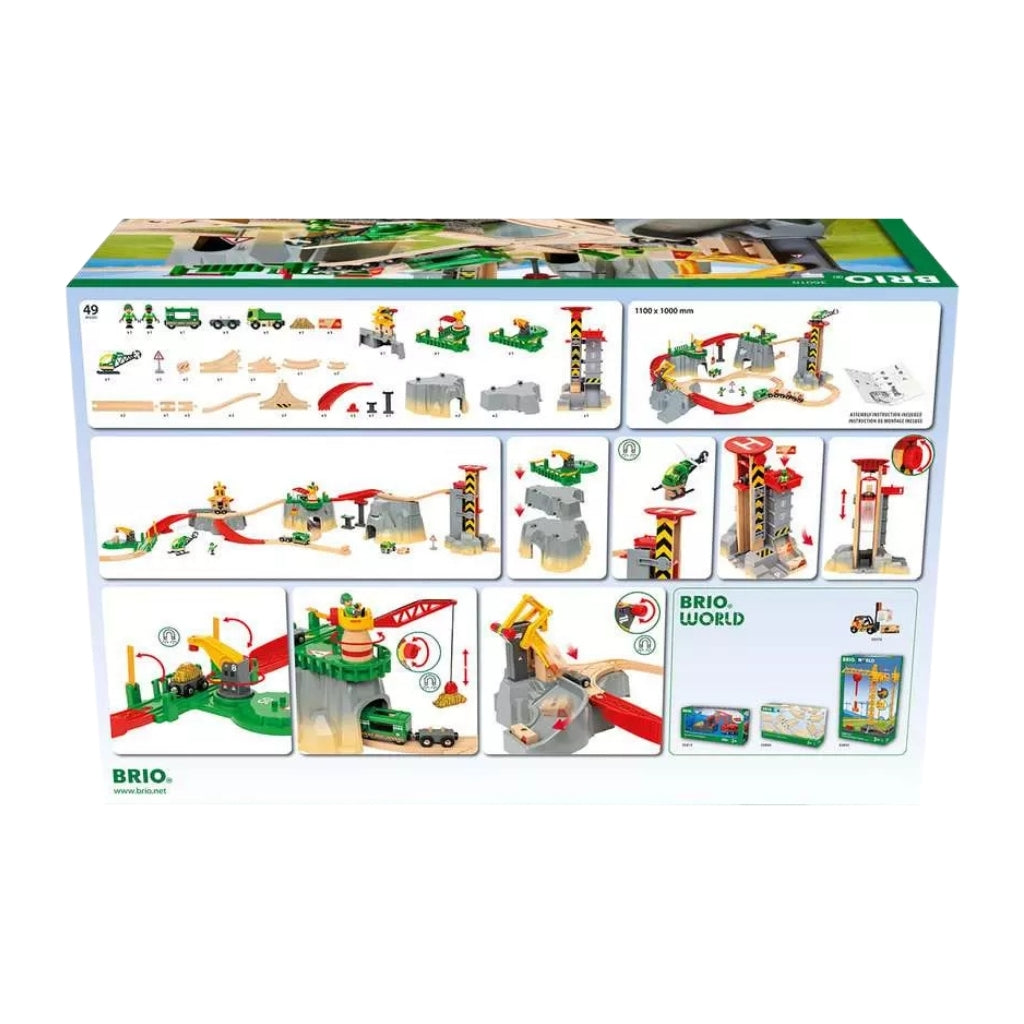 BRIO Cargo Mountain Set