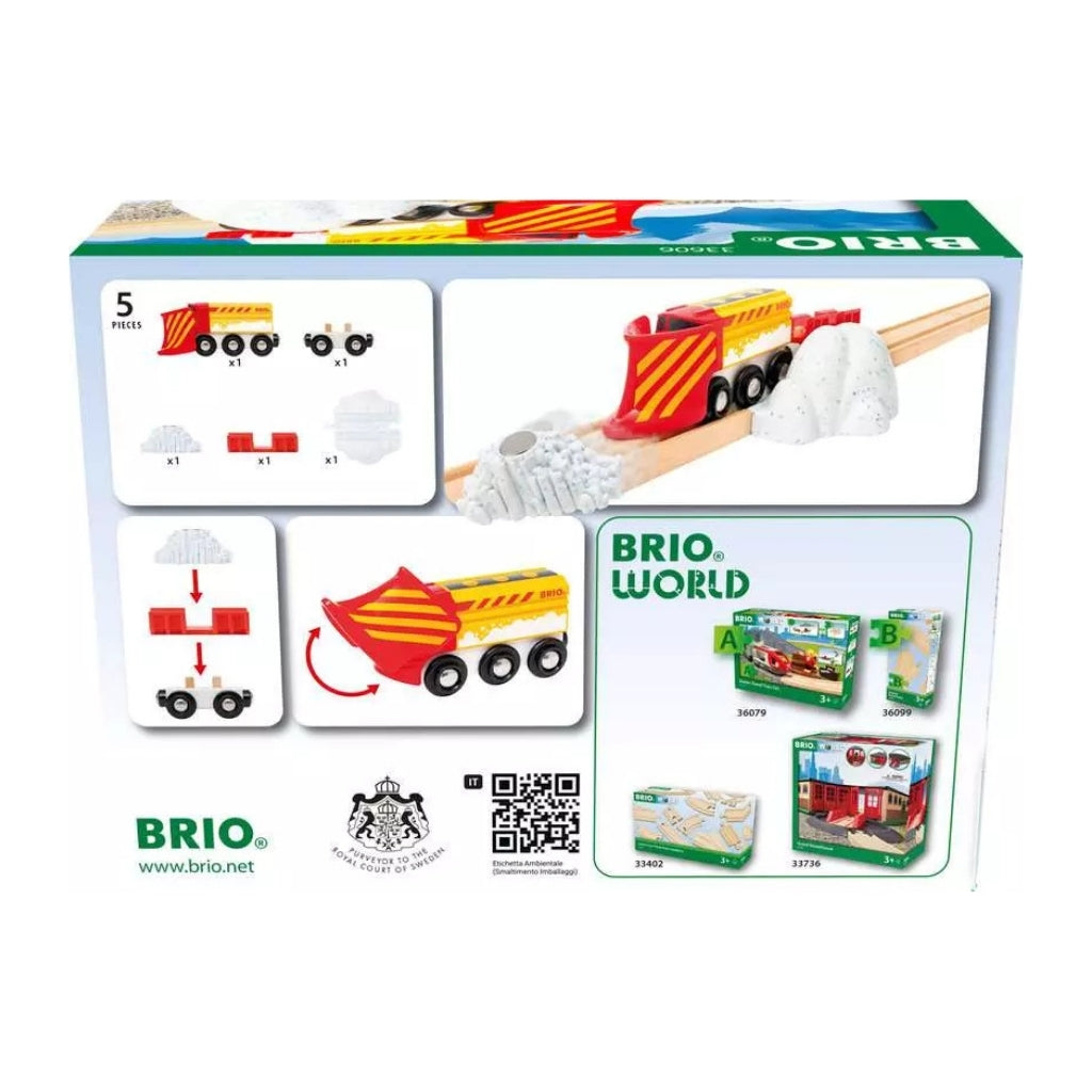 BRIO Snow Plow Train
