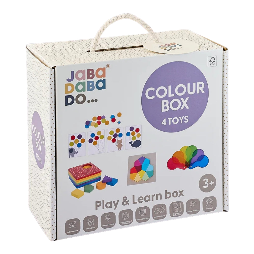 Jabadabado Play & Learn Box Colour