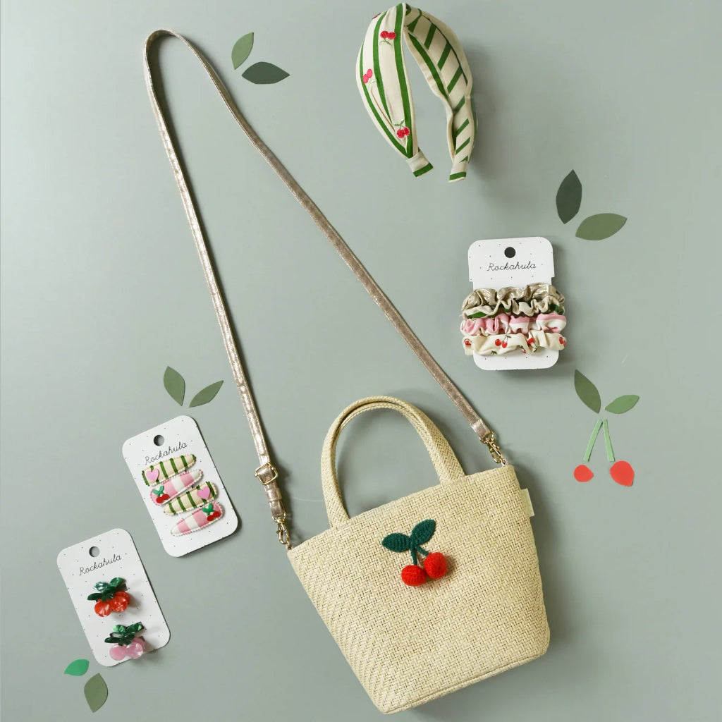 Rockahula Kids Crochet Cherry Basket Bag