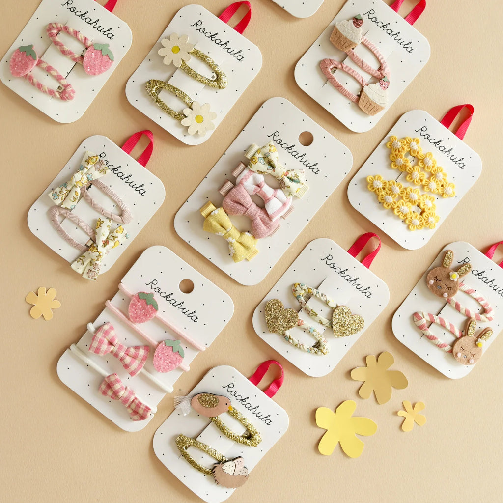 Rockahula Kids Stripy Bunny Clips