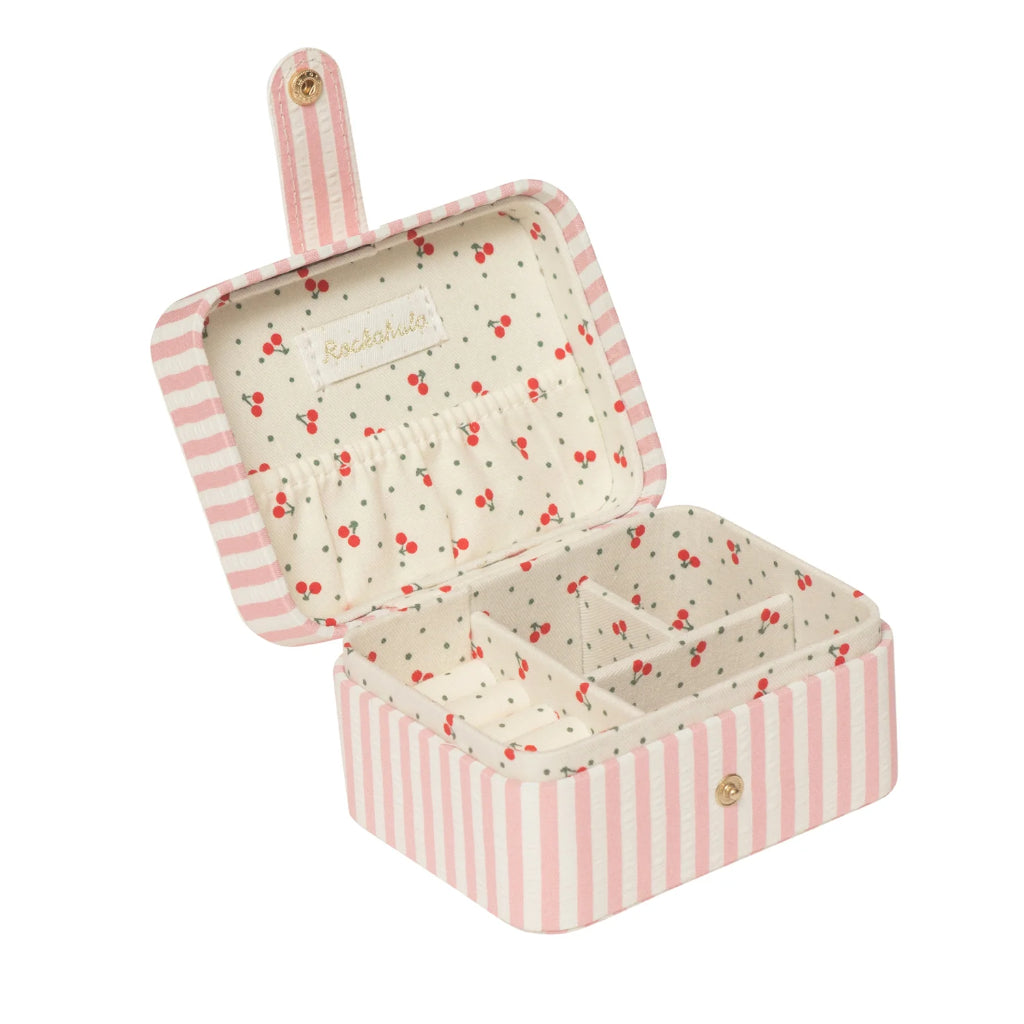 Rockahula Kids Stripy Cherry Jewellery Box