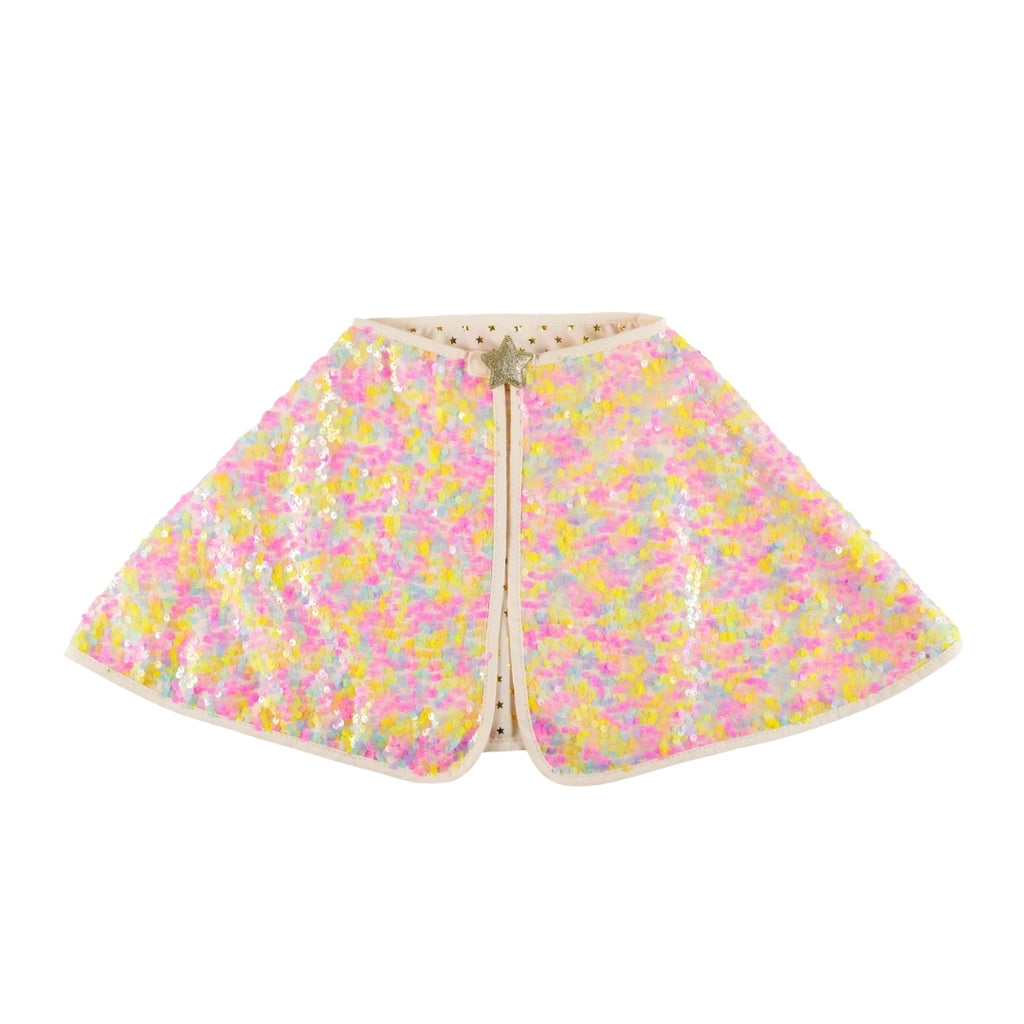 Rockahula Kids Pastel Rainbow Sequin Cape
