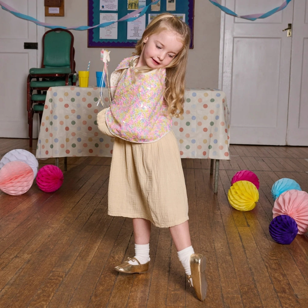 Rockahula Kids Pastel Rainbow Sequin Cape