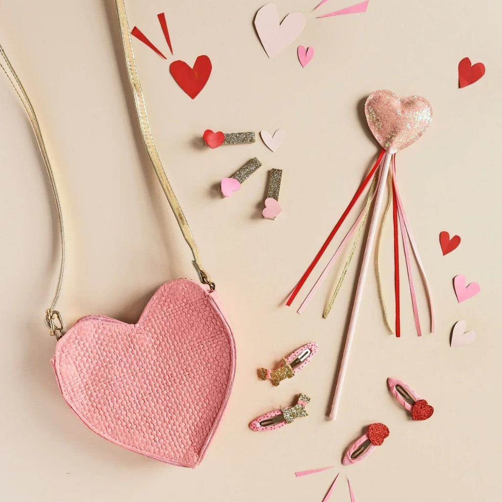 Rockahula Kids Love Heart Glitter Clips