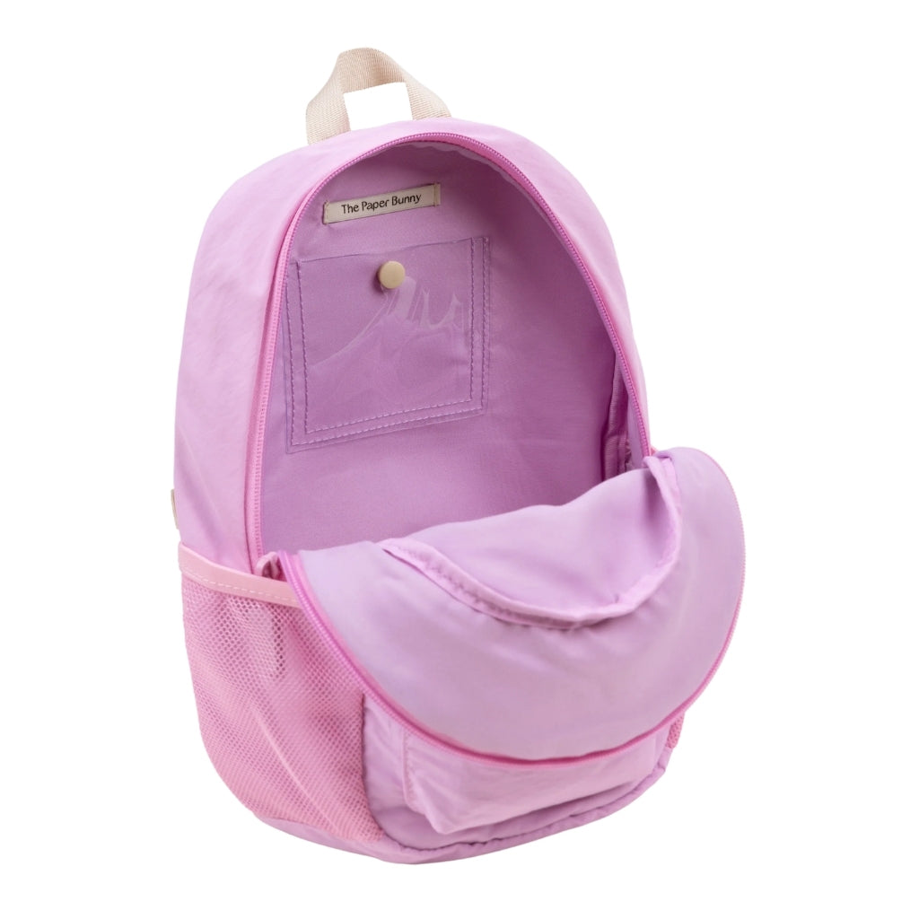 The Paper Bunny Kids Backpack and 3 Patches (Berry)