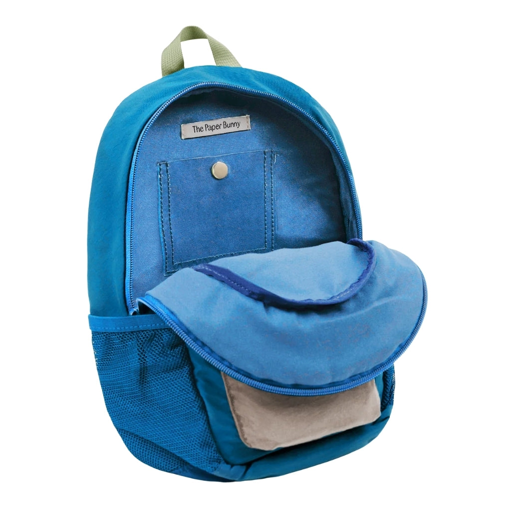 The Paper Bunny Kids Backpack and 3 Patches (Captain)