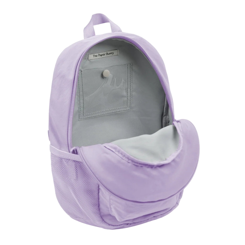 The Paper Bunny Kids Backpack and 3 Patches (Lilac)