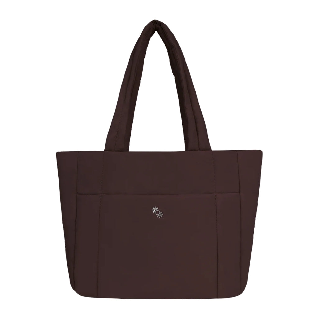 The Paper Bunny Puffer Shopper (Gloss Coffee)