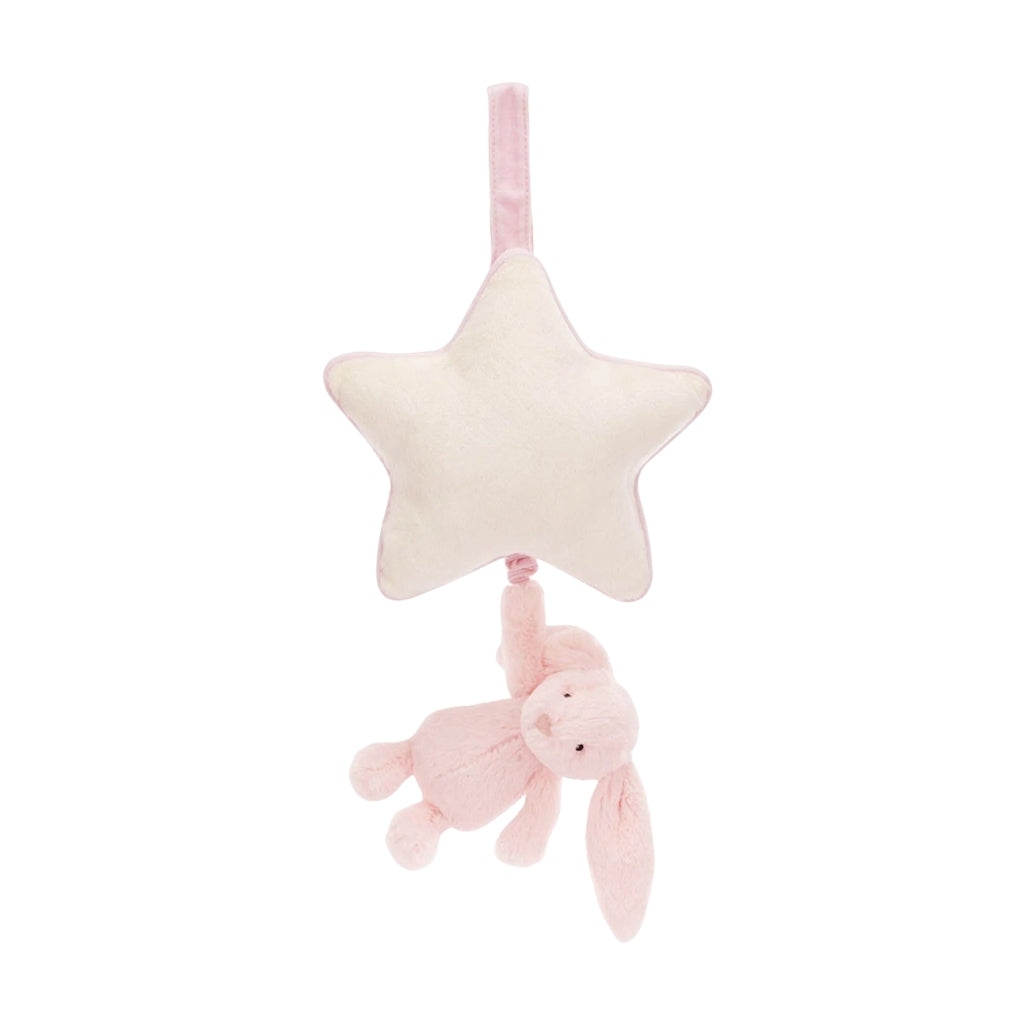 Jellycat Bashful Pink Bunny Musical Pull