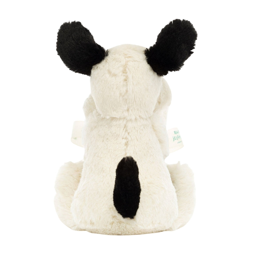 Jellycat Bashful Black & Cream Puppy Soother