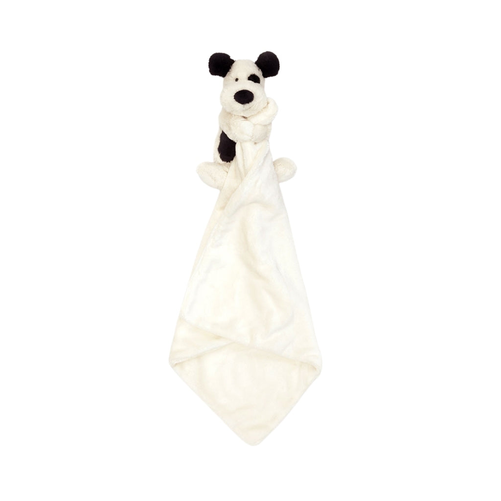 Jellycat Bashful Black & Cream Puppy Soother