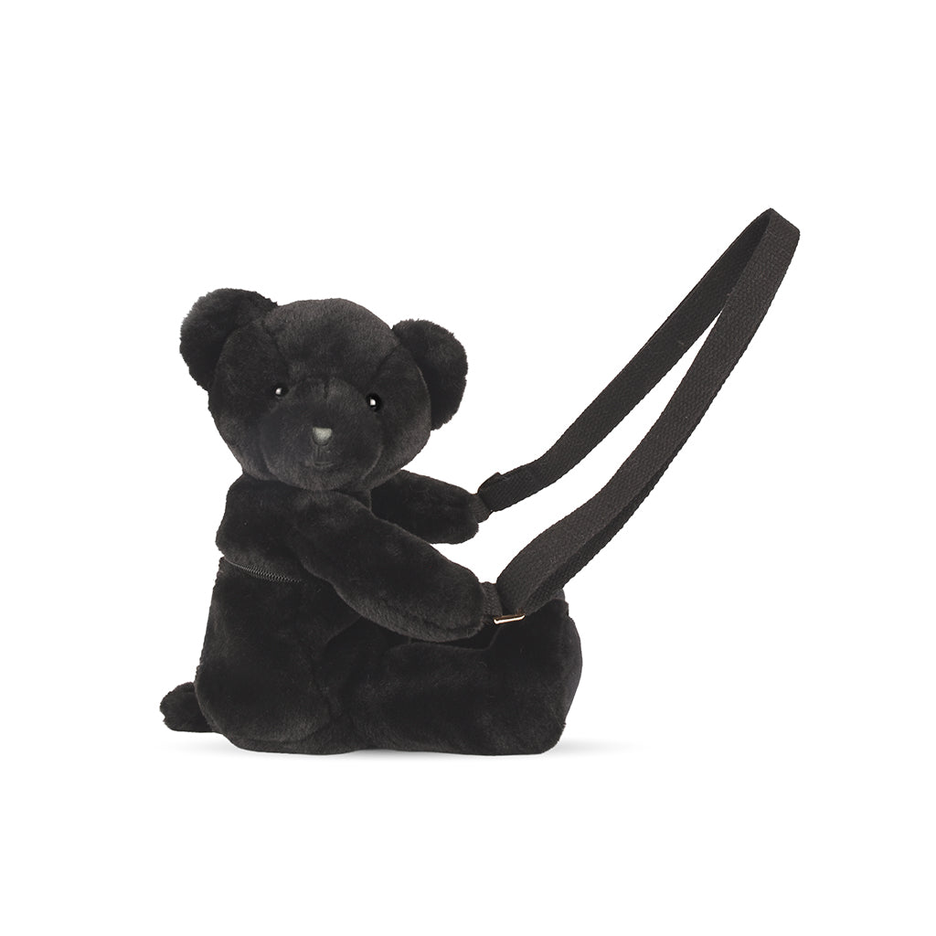 Doudou et Compagnie Black Teddy Bear Shoulder Bag