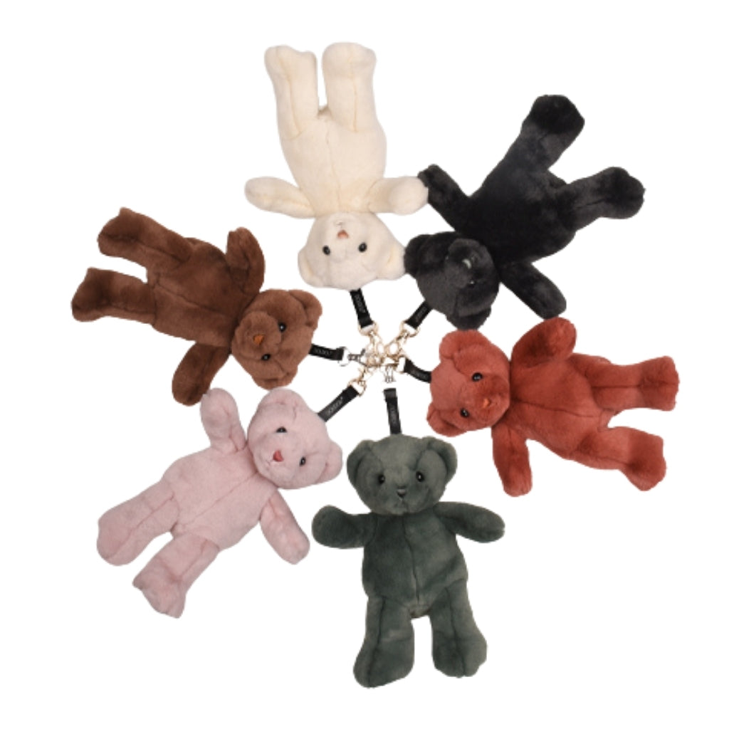 Doudou et Compagnie Teddy Bear Bag Charm - Black