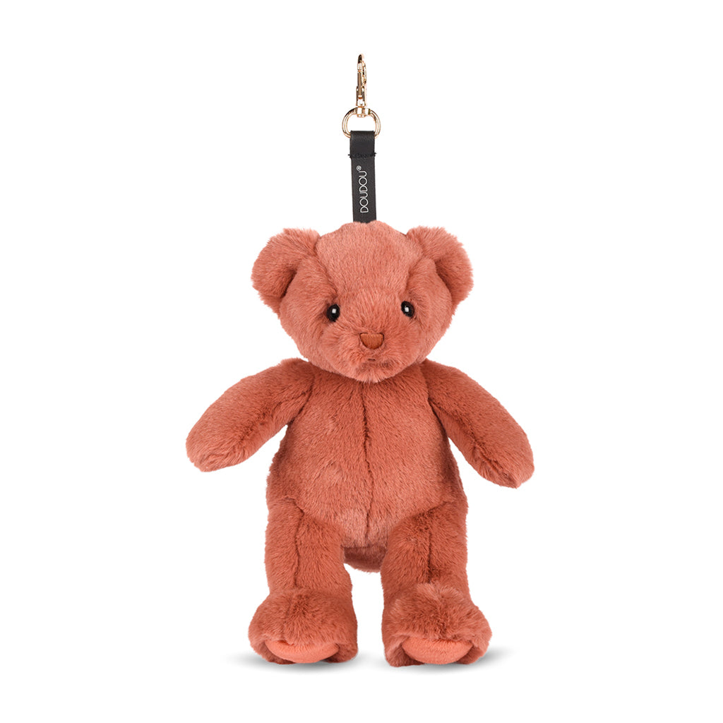Doudou et Compagnie Teddy Bear Bag Charm - Terracotta