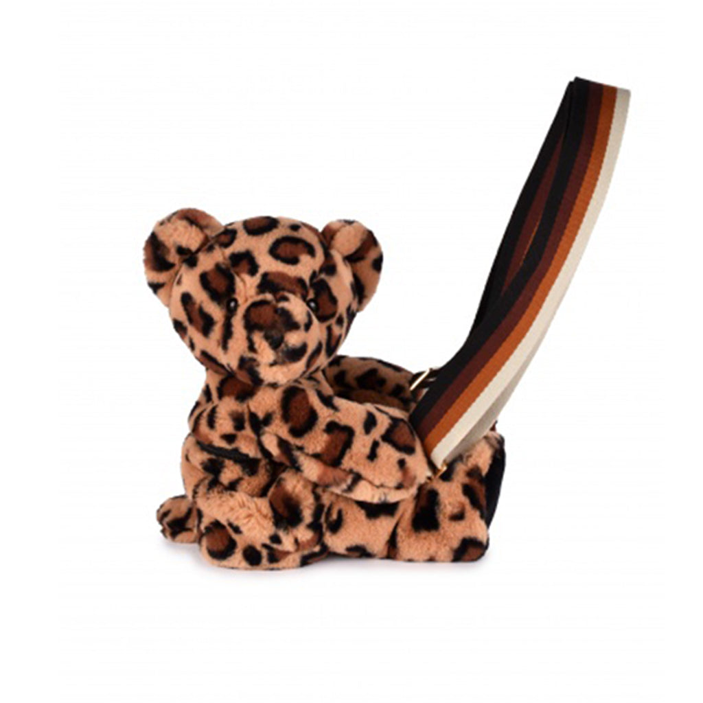 Doudou et Compagnie Leopard Teddy Bear Shoulder Bag