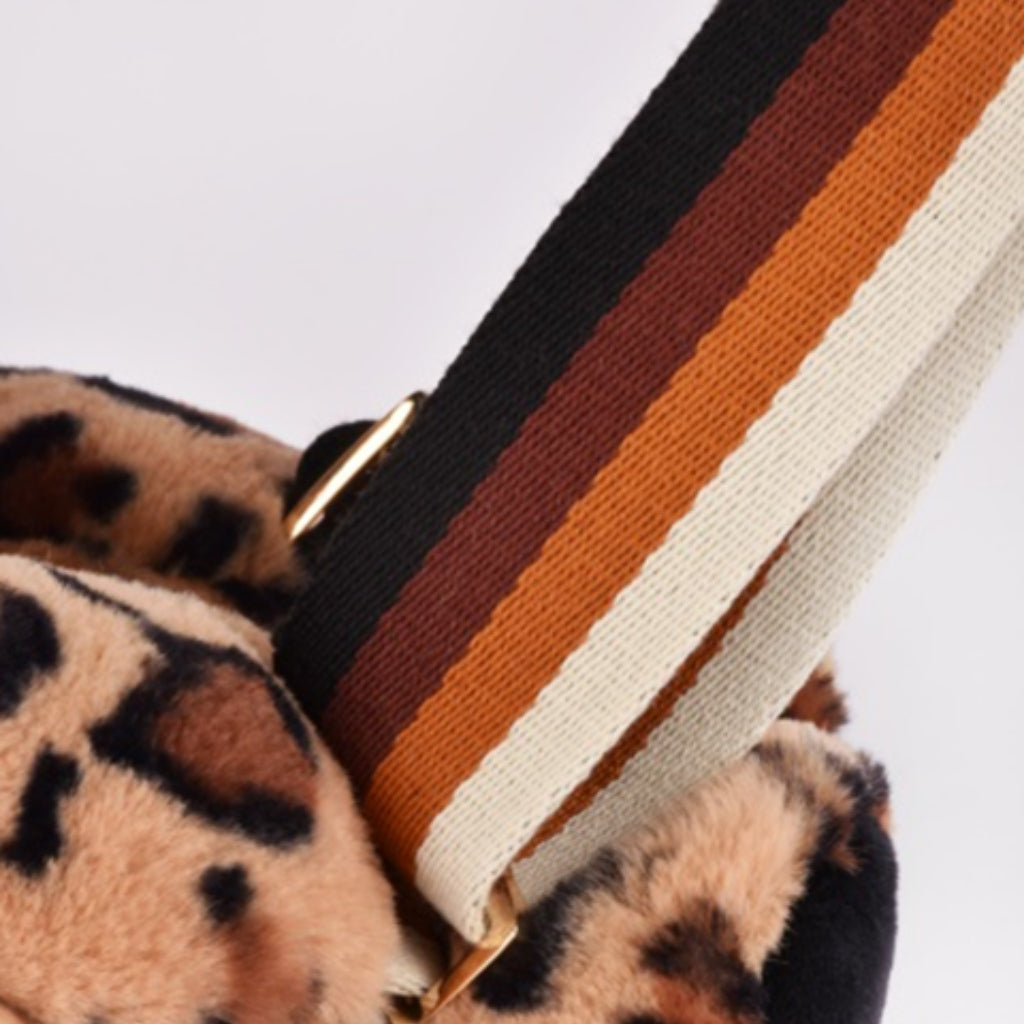 Doudou et Compagnie Leopard Teddy Bear Shoulder Bag