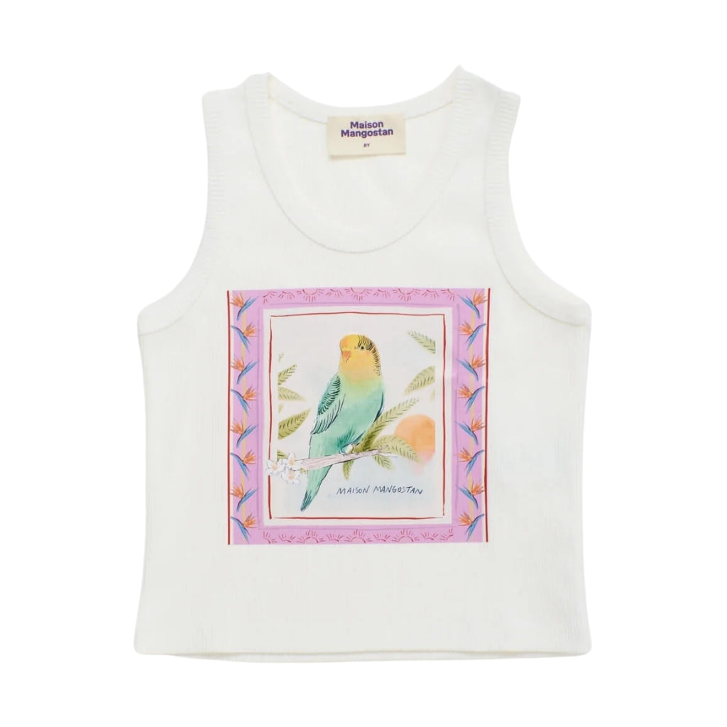 Maison Mangostan Birds Tank Top