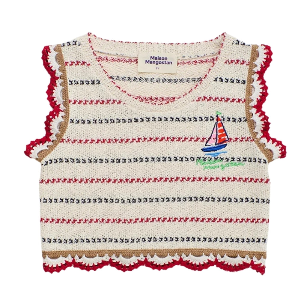 Maison Mangostan Barcos Knit Top