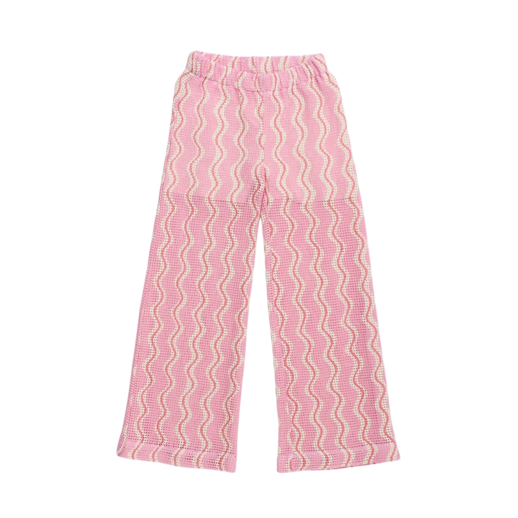 Maison Mangostan Wavy Knit Pants