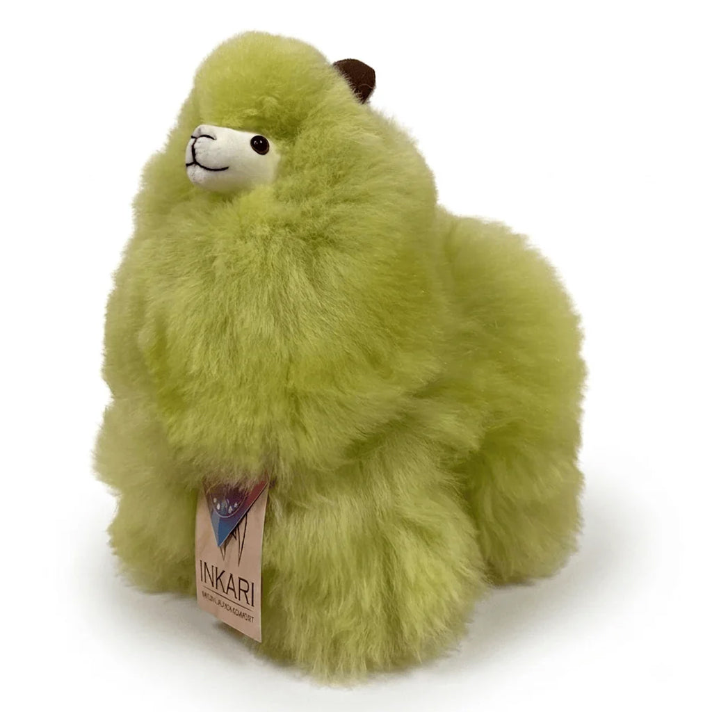 Inkari Rainbow Alpaca Small - Green Apple