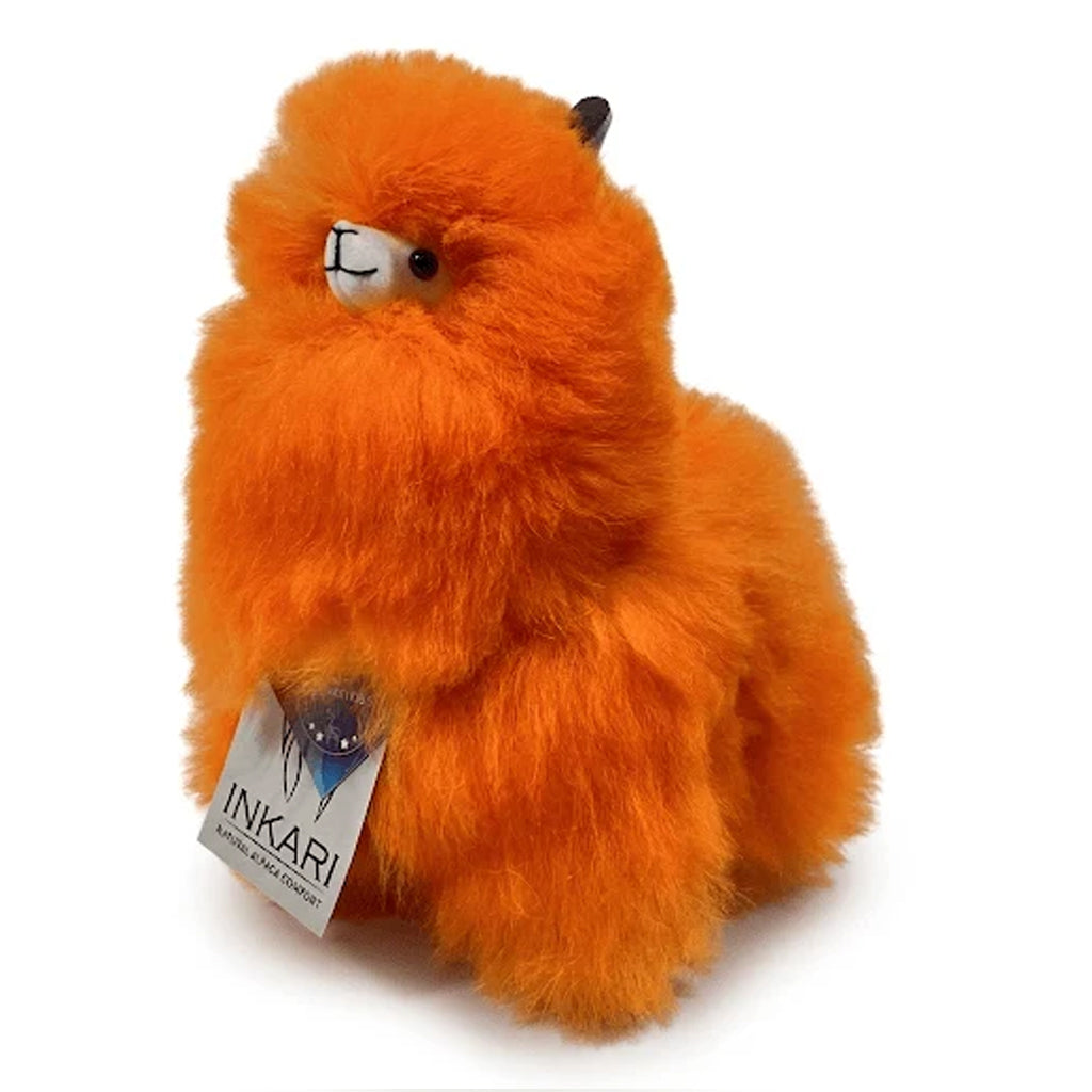 Inkari Rainbow Alpaca Small - Orange Pop