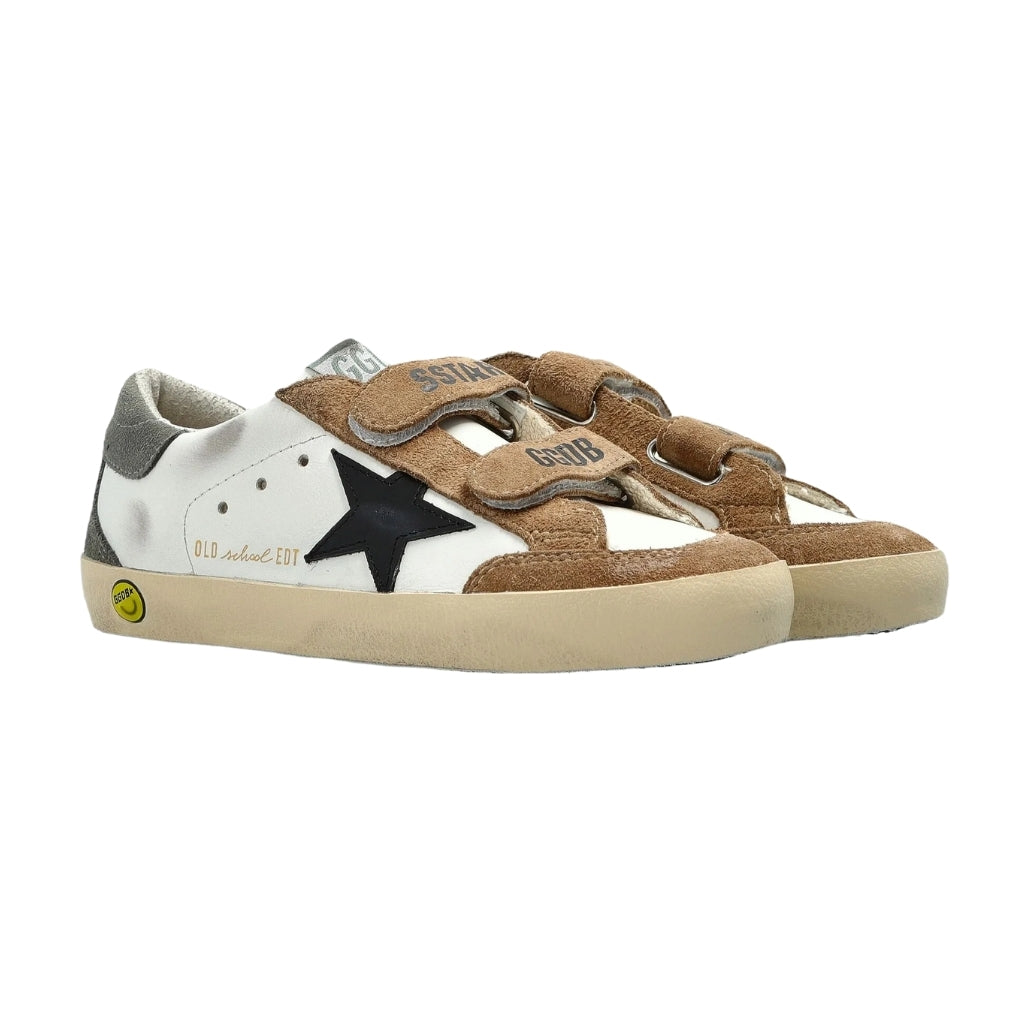 Golden Goose Old School Leather Upper and Star Suede