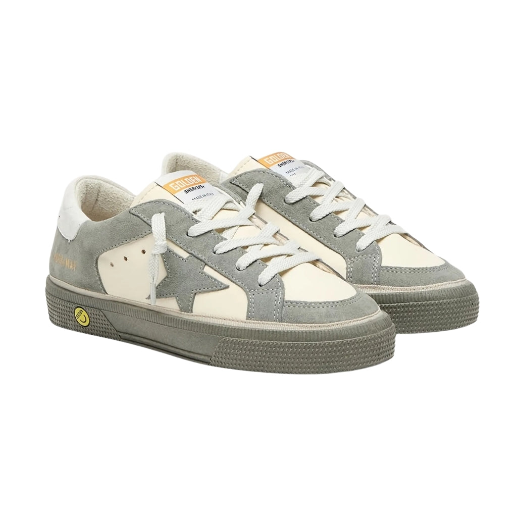 Golden Goose May Nappa Upper Vamp and Tongue Suede Quarter
