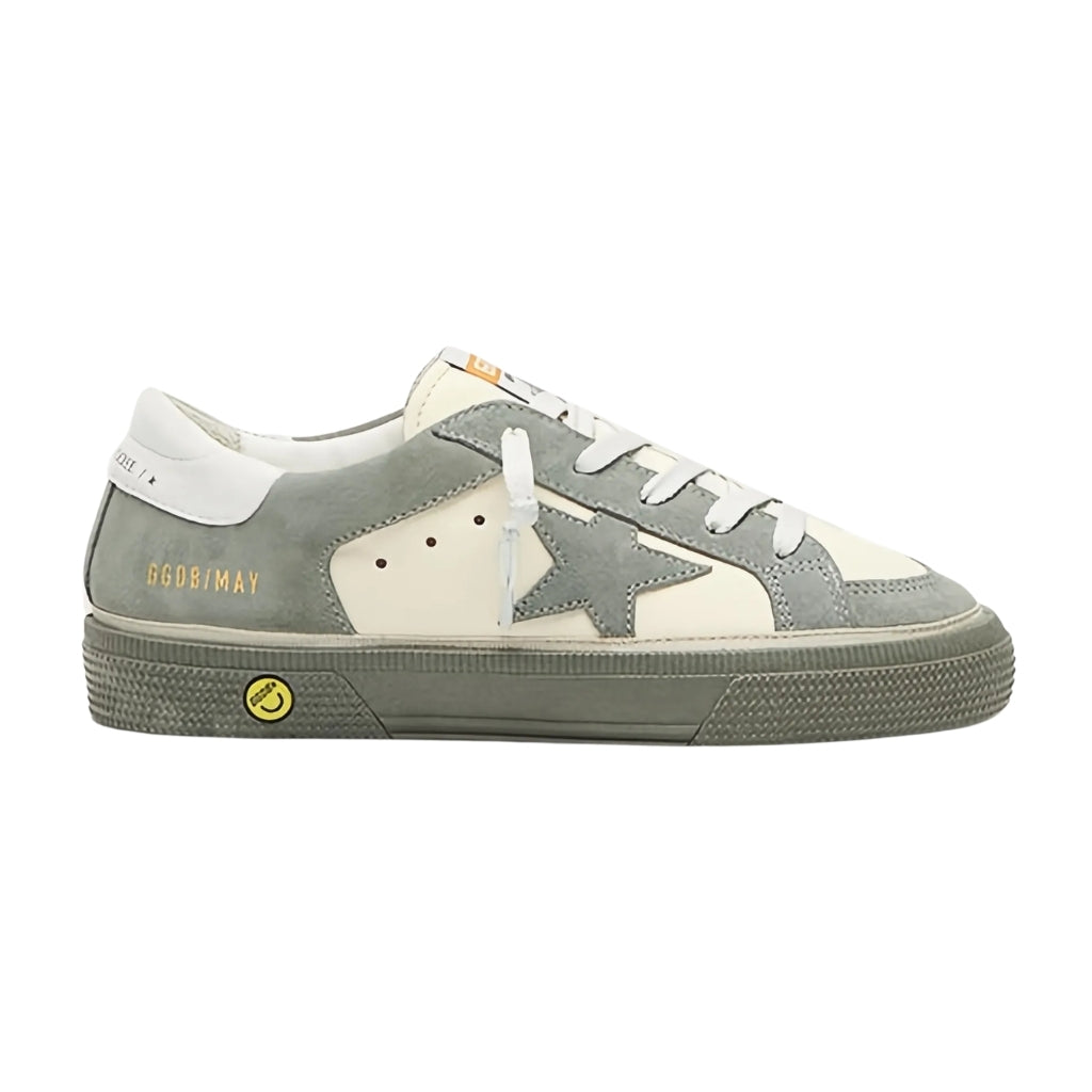 Golden Goose May Nappa Upper Vamp and Tongue Suede Quarter