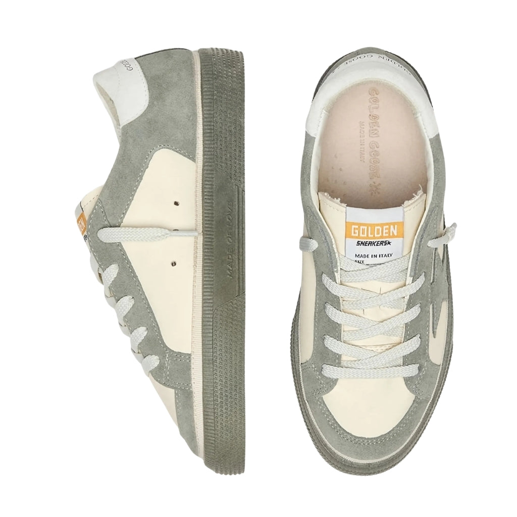 Golden Goose May Nappa Upper Vamp and Tongue Suede Quarter