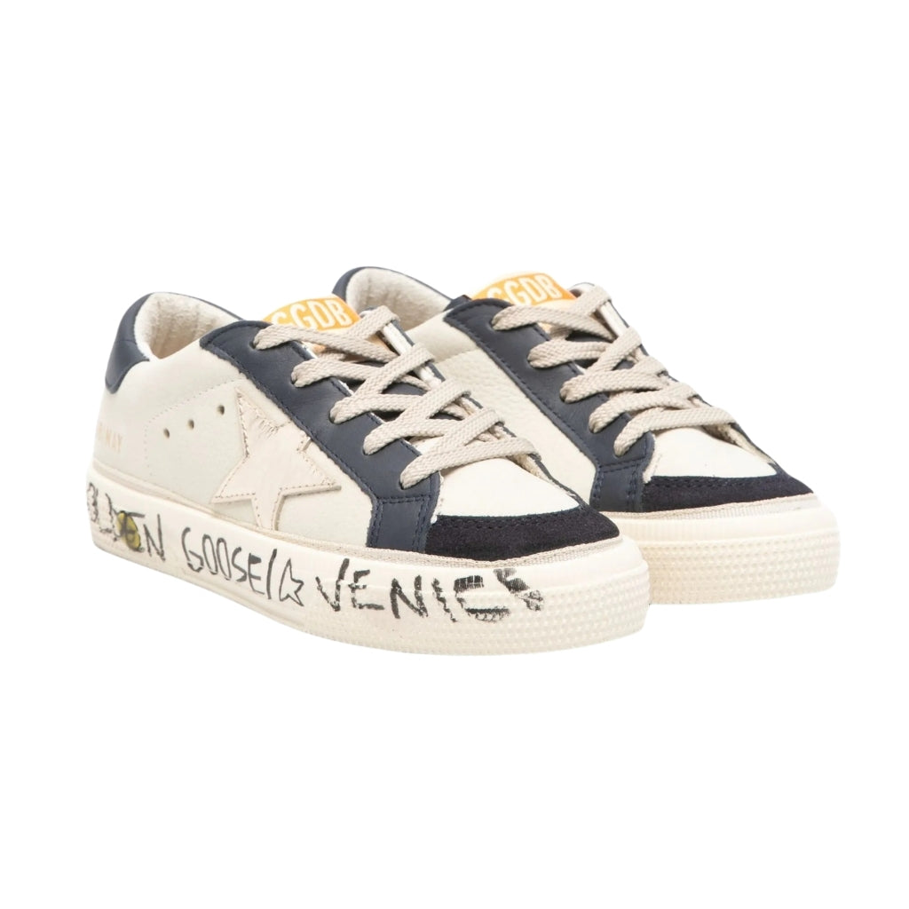 Golden Goose May Nabuk Upper and Vamp Suede Toe Leather