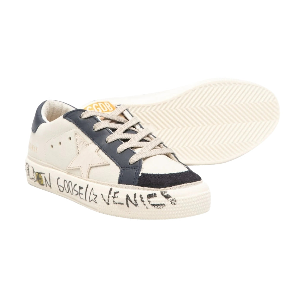 Golden Goose May Nabuk Upper and Vamp Suede Toe Leather