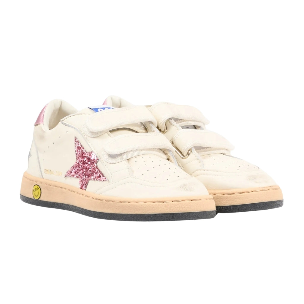 Golden Goose Ballstar Strap Nappa Upper Glitter Star