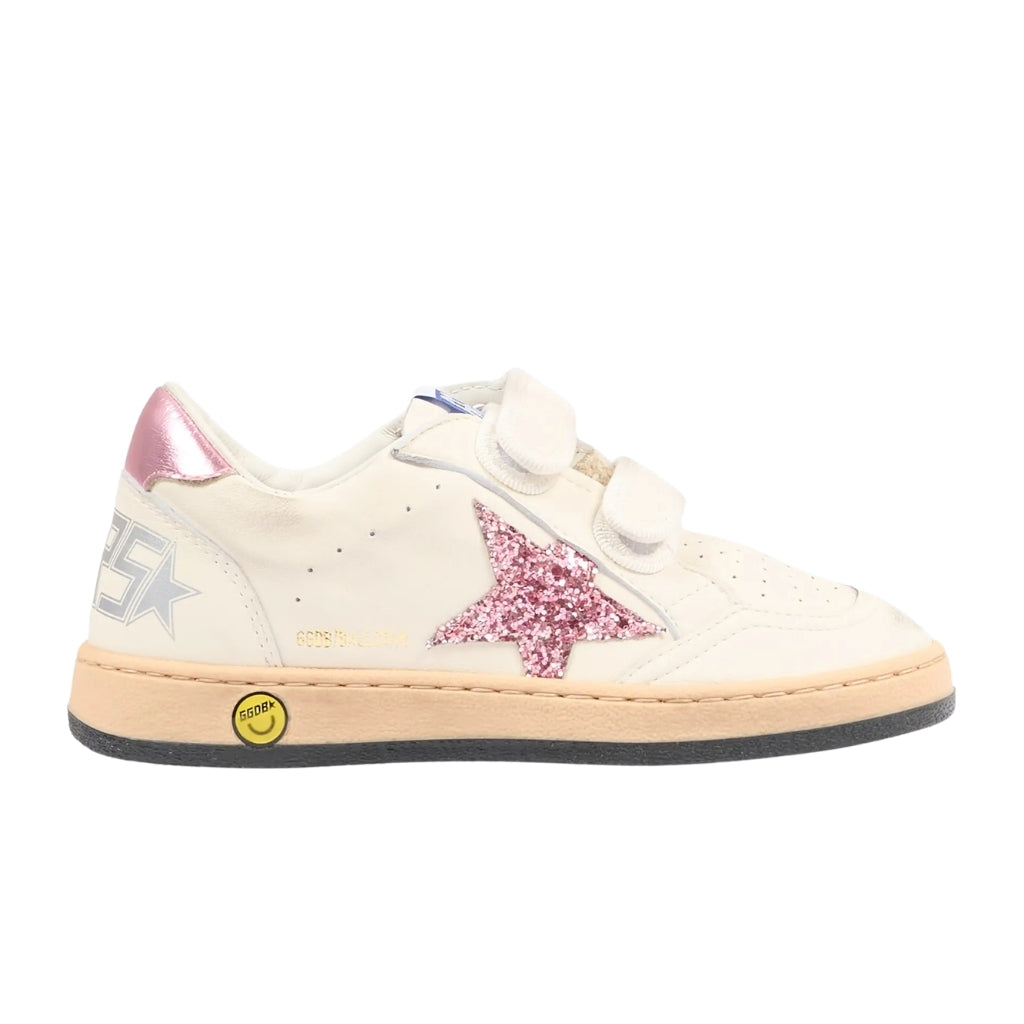 Golden Goose Ballstar Strap Nappa Upper Glitter Star