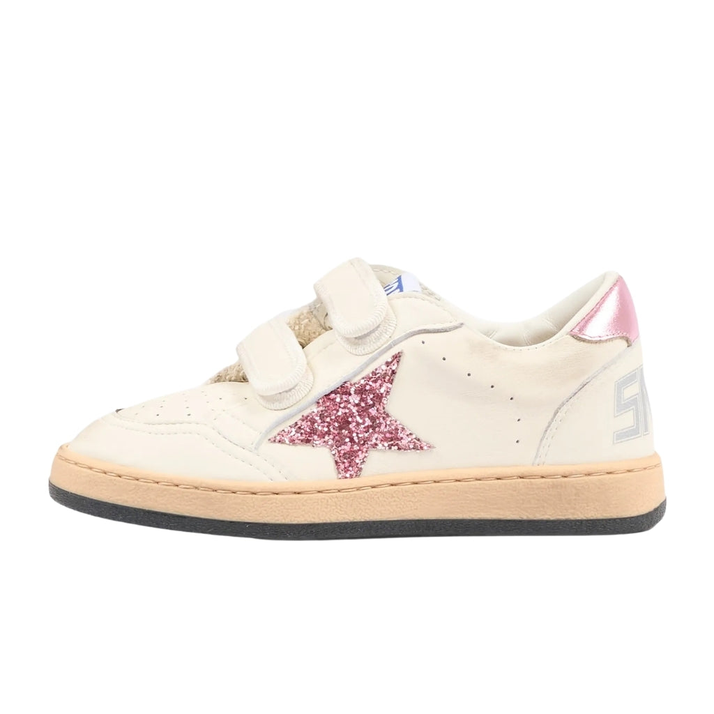 Golden Goose Ballstar Strap Nappa Upper Glitter Star