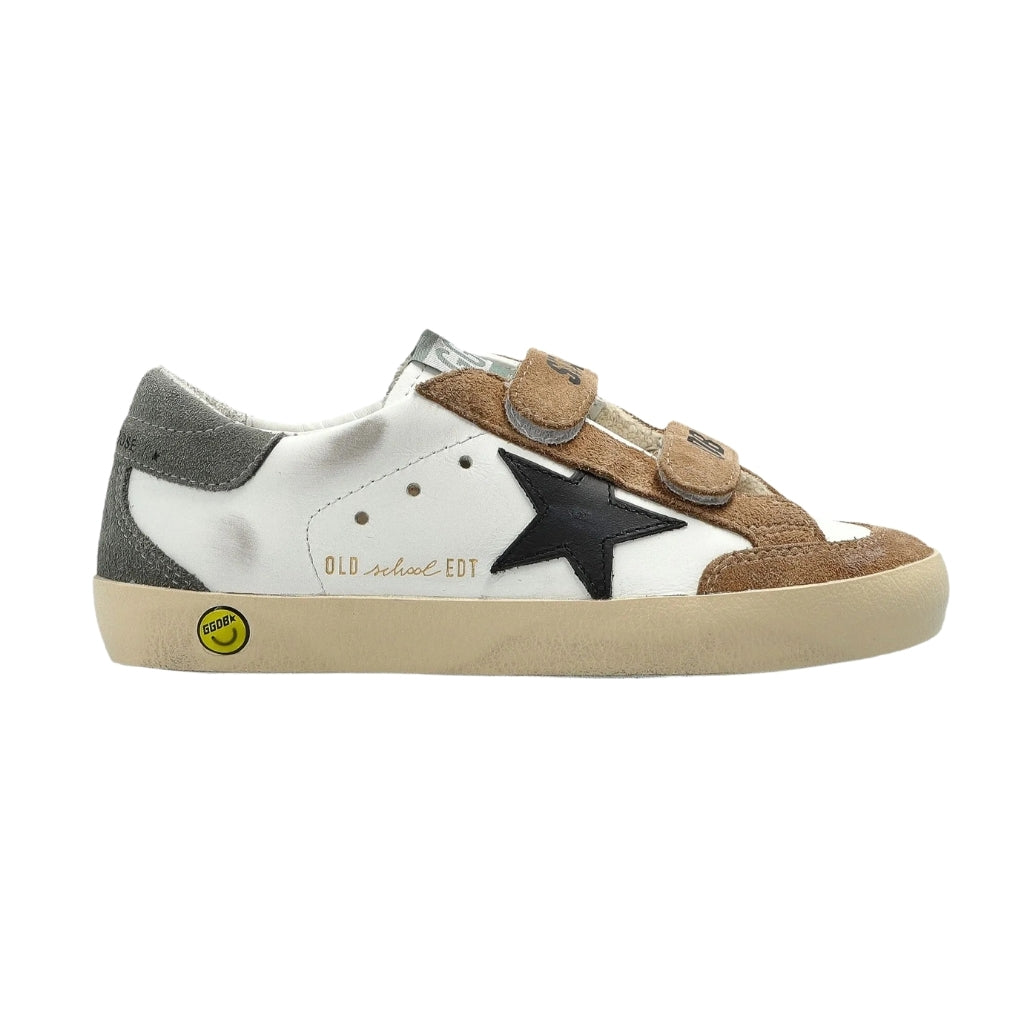 Golden Goose Old School Leather Upper and Star Suede