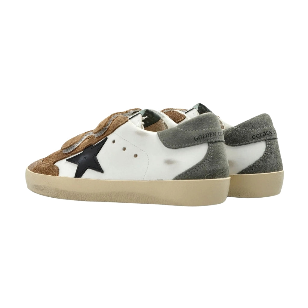 Golden Goose Old School Leather Upper and Star Suede