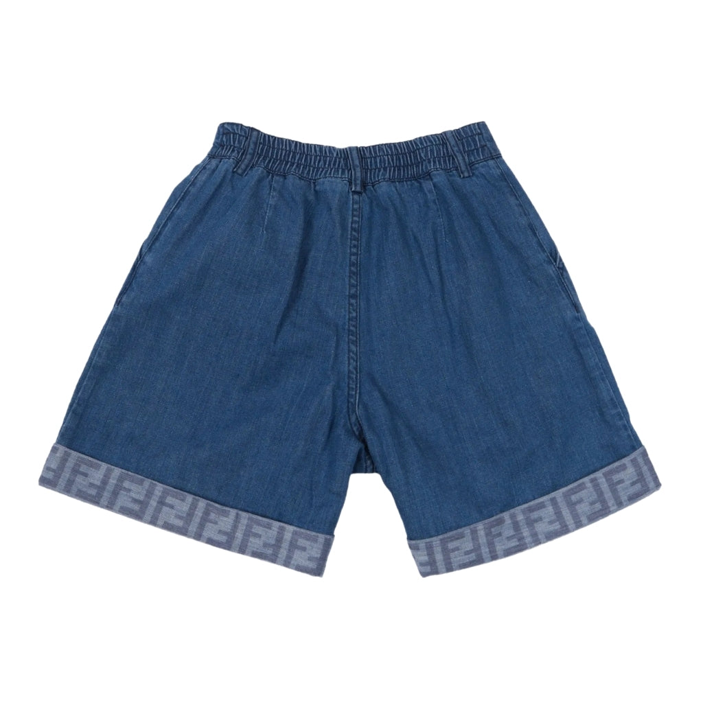 Fendi Kids Belt Loops Shorts
