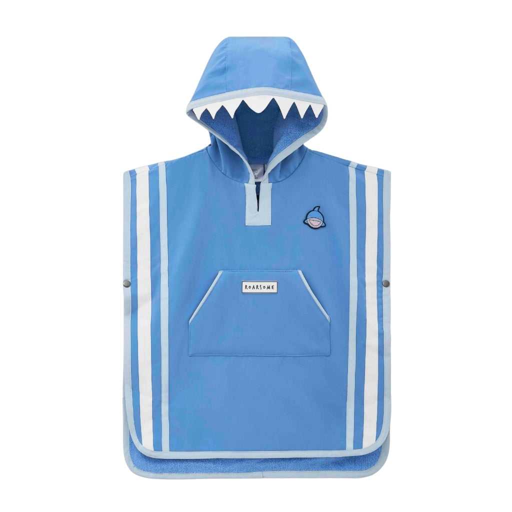 Roarsome Reef the Shark - Kids Poncho Towel